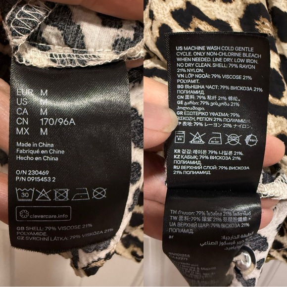 H&M Leopard Print Baby Doll Dress - Picture 14 of 16